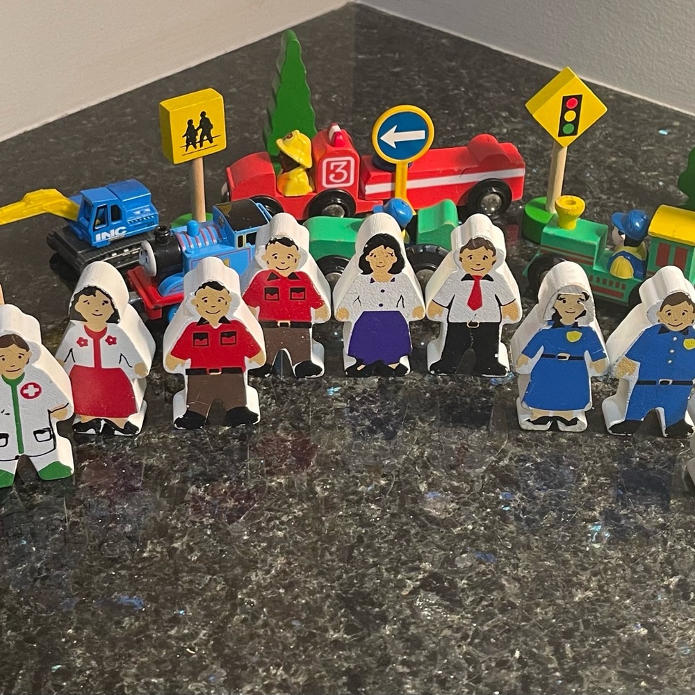 Colorful Wooden Toy Set for Kids